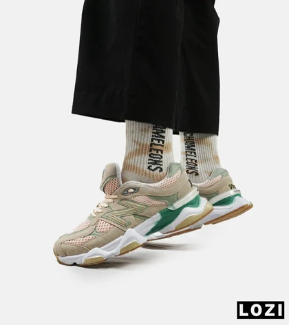 کفش کتانی مردانه و زنانه گلبهی سبز NEW BALANCE 9060 مدل 4152