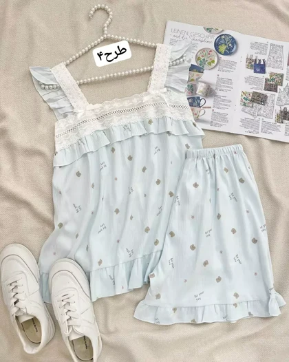 ست تاپ و شلوارک عروسکی کد 5534