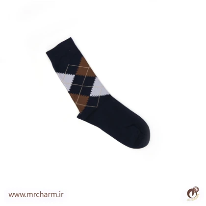 جوراب طرح دار ساق بلند mrc581