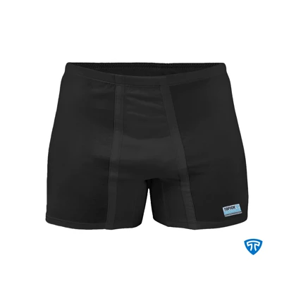 شورت پادار پنبه کش لیفه ای (پک 2 عددی) مشکی