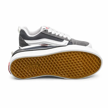 کفش کتانی زنانه و مردانه مدل ونس اولداسکول کنو طوسی Vans oldskool Knu