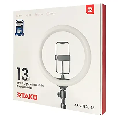 رینگ لایت 13 اینچ آرتاکو Rtako مدل AR-GTB05-13 توان 10 وات