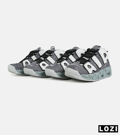 کفش کتانی مردانه و زنانه طوسی سفید NIKE Air More Uptempo '96