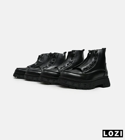 بوت ساق‌دار مشکی Naked Wolfe