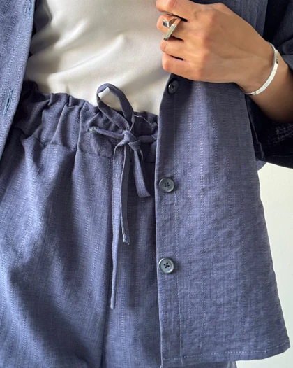 ست شومیز کیمونو و شلوار کد 900084