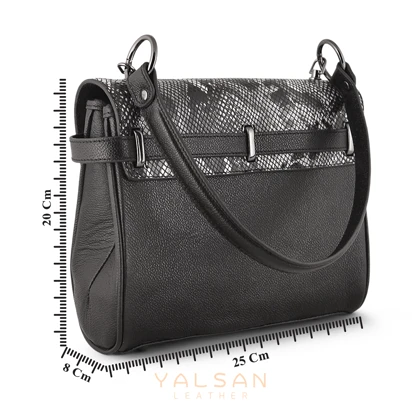 کیف دوشی و دستی زنانه چرم یلسان مدل ماژولار ستا کد 214-MC