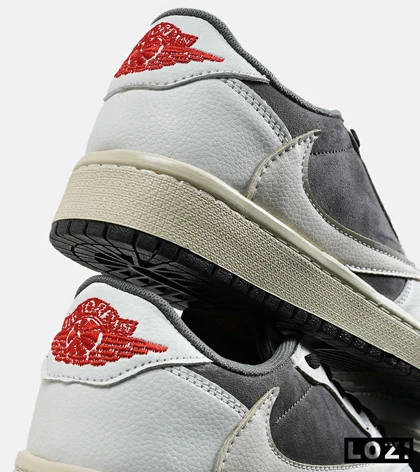 کفش کتانی مردانه سفید خاکستری NIKE travis scott مدل 6699