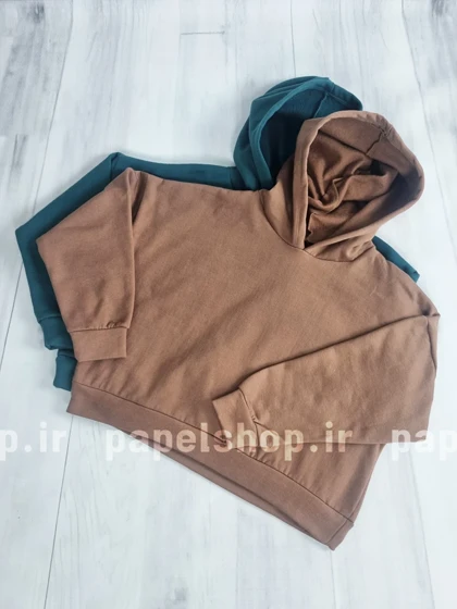 کراپ هودی ساده
