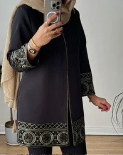 مانتو کتی سوزن دوزی خاتون