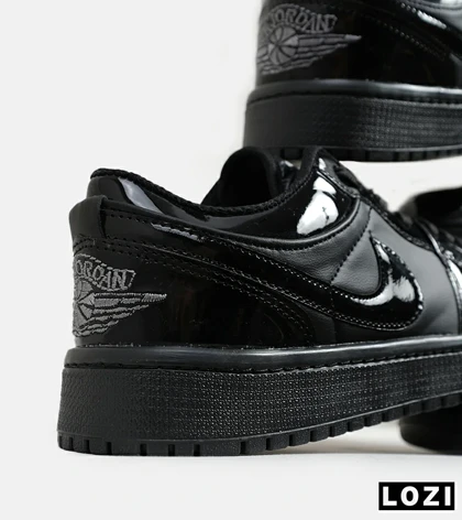 کفش کتانی بزرگ پا ساق‌دار مشکی NIKE AIR Jordan 1 مدل 8932