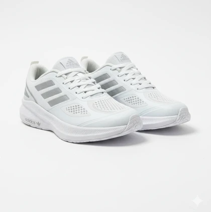 کفش کتانی آدیداس شیلد سفید طوسی کد 294892