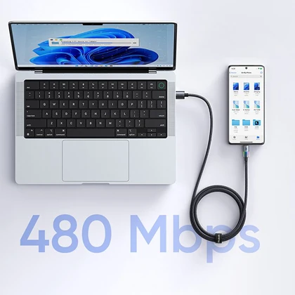 کابل فست‌شارژ USB به تایپ سی 100 وات 6 آمپر 1.2 متری مک دودو MCDODO CA-8180