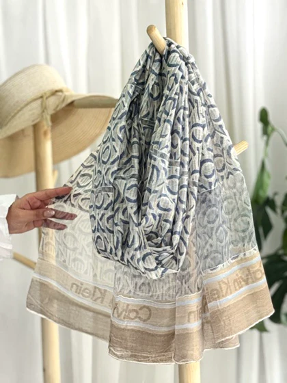 شال ویسکوز طرح مارک 20554