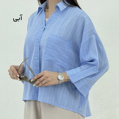 شومیز زنانه پری طرح خطوط | آی بولک