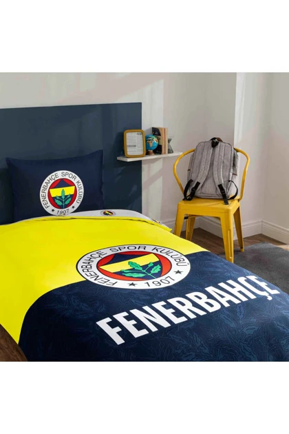سرویس روتختی یک نفره Taç مدل Fenerbahçe Efsane پنبه - چندرنگ