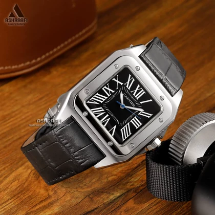 ساعت مردانه کارتیه Cartier Santos 100-SK2