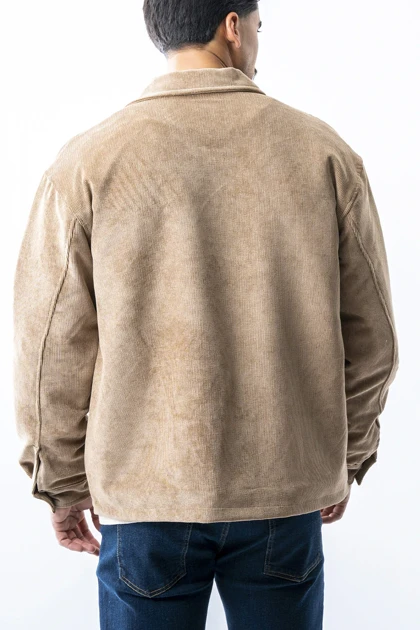 کت مخمل کبریتی مردانه