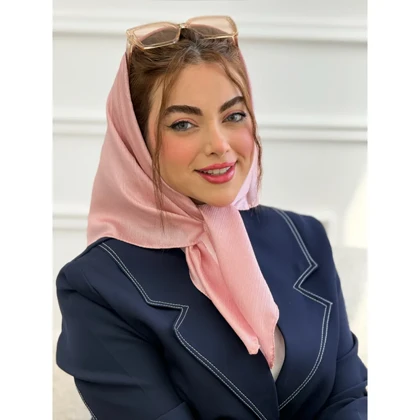 مینی اسکارف ساده نخ کریستال