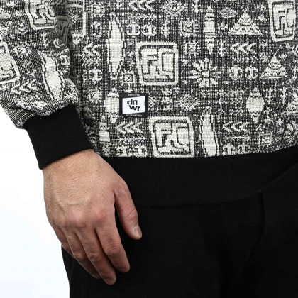 بلوز آستین بلند نیم زیپ مردانه مدل 6101886