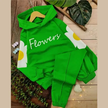 هودی شلوار دخترانه مدل Flower