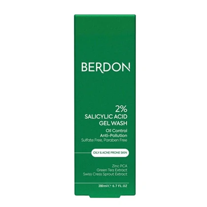 ژل شستشوی سالیسیلیک اسید 2% پوست چرب بردون 200 میل