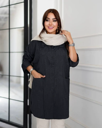 مانتو زنانه مدل ژیهان کد 400211