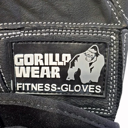 دستکش مردانه بند انگشتی طرح گوریل چرمی مشکی