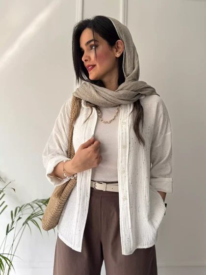 مانتو شومیزی پاستیلی میلانی