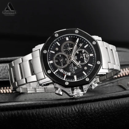 ساعت نیوی فورس صفحه مشکی Naviforce NF8065SK