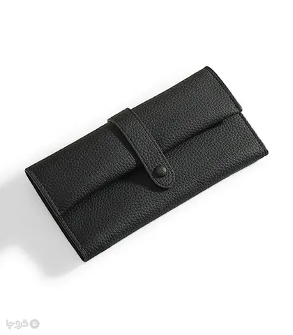کیف پول زنانه تاشو دکمه دار Taomicmic تائومیک میک کد Y8382 ساده