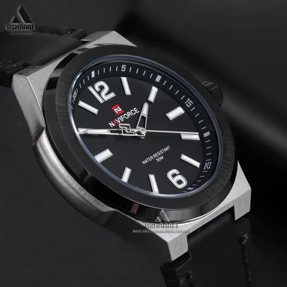 ساعت نیوی فورس بند چرمی Naviforce NF9233KS