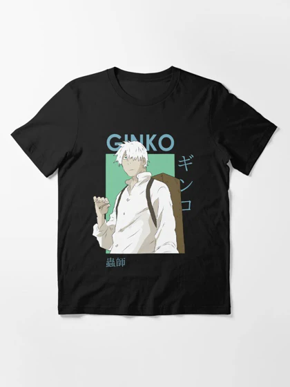 تیشرت موشی‌شی | تیشرت Mushishi طرح Ginko Mushishi Card کد 128175