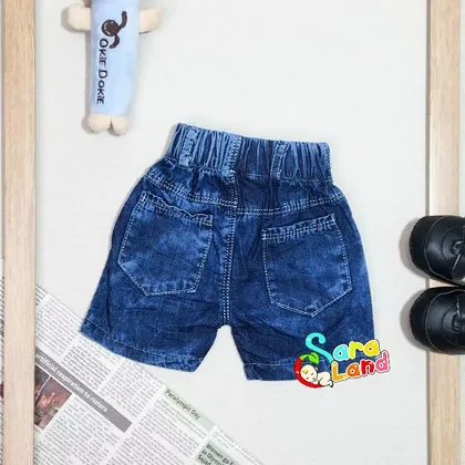 شلوارک جین نوزاد طرح سایمون