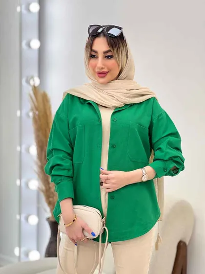 مانتو دو جیب ترنگ