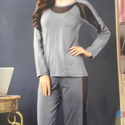 ست راحتی بلوز و شلوار زنانه سکسن ترکیه کد 36