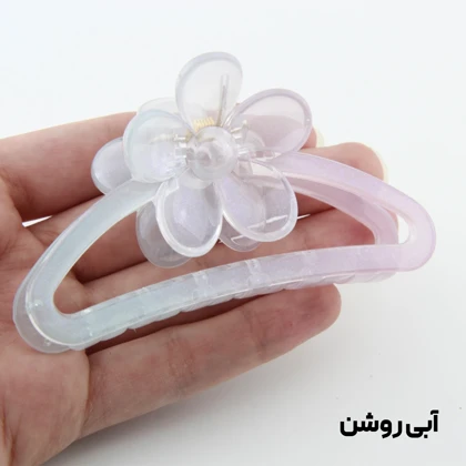 کلیپس دخترانه مدل بیضی گل‌دار