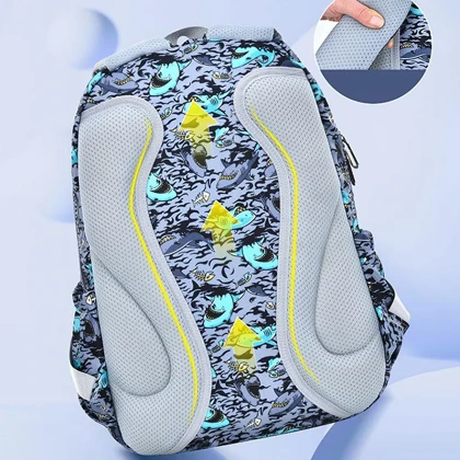 کوله پشتی طرح کوسه برند zmbaby وارداتی