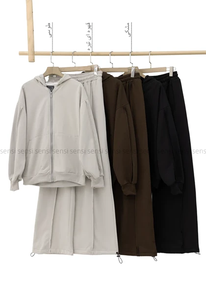 ست سویشرت شلوار داخل کرک کد1004283