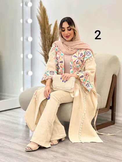 مانتو پانچ طرح دار