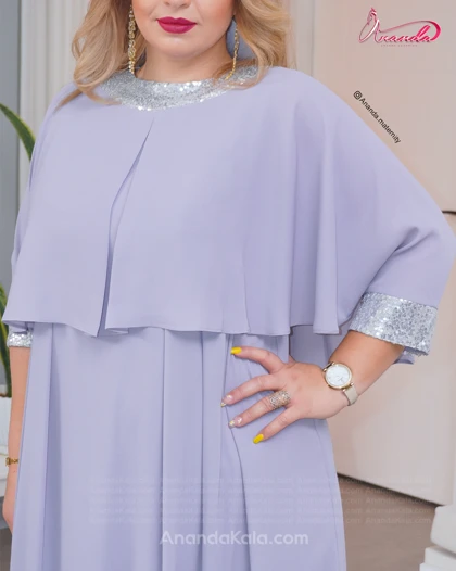 پیراهن بارداری شنل دار پرنیان