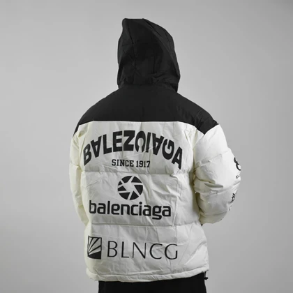 کاپشن بادی اسپرت بالنسیاگا مدل 23156 سفید