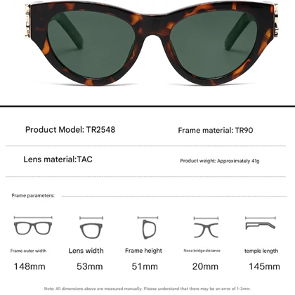 عینک آفتابی زنانه کارن بازار Karen Bazaar مدل TR2548 پلاریزه UV400