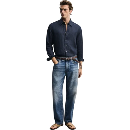 پیراهن لینن سوپر لایت ZARA کد 332 سایز اسمال