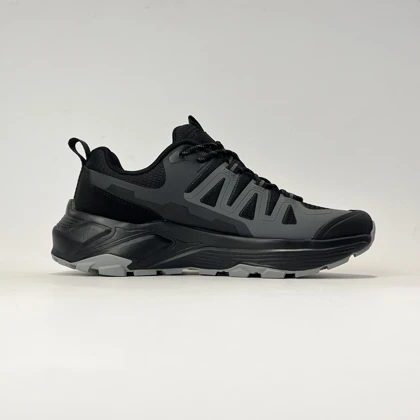 کفش پیاده روی گرونی طرح سالامون مشکی طوسی