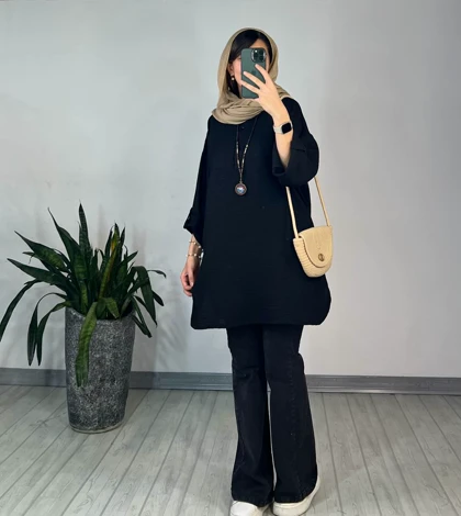 مانتو جلو دکمه لیانا 3