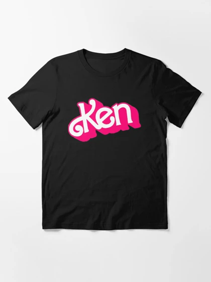 تیشرت لانگ دخترانه Barbie | تیشرت لانگ دخترانه باربی طرح Ken Logo کد 141725