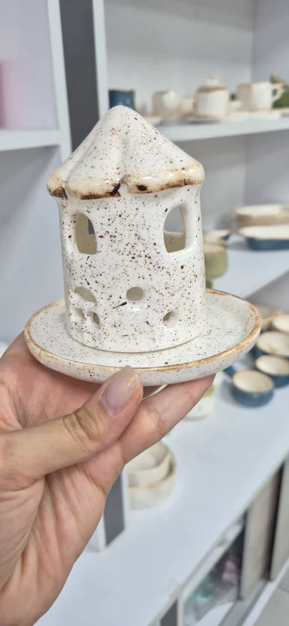 جاشمعی و جاعودی سرامیک کلبه روستیک