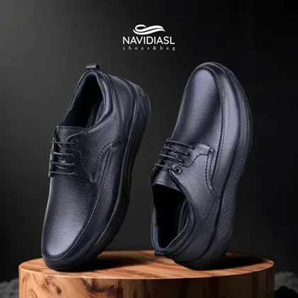 کفش مردانه چرم طبی اداری و روزانه کد 7051025
