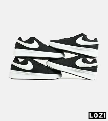 کفش نایک مردانه و زنانه مشکی سفید Nike Blazer Phantom Low