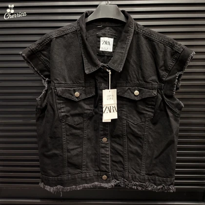 وست جین ذغالی زنانه کد 8